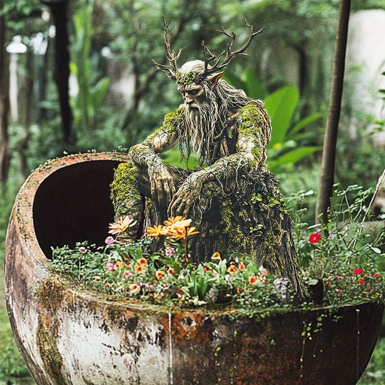 MysticBloom - Elegant Enchanted Garden Stakes