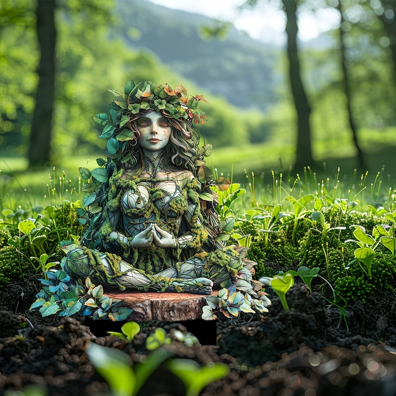 MysticBloom - Elegant Enchanted Garden Stakes