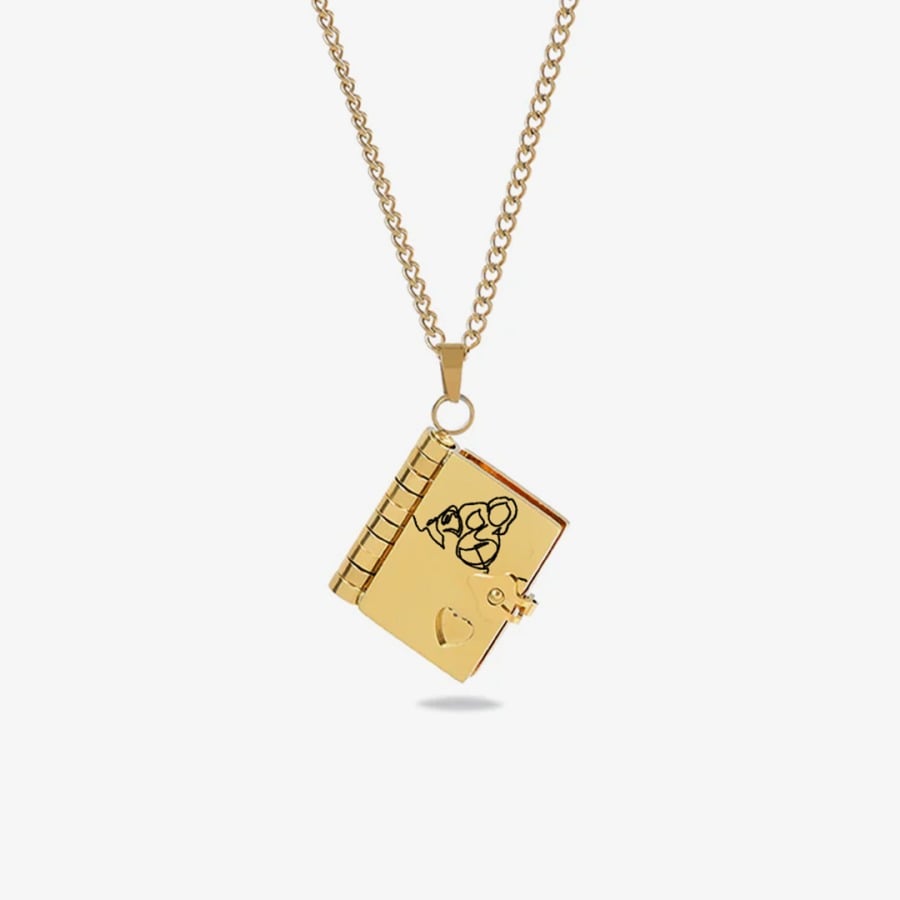 GoldenChapter - Symbolic Love Necklace for Granddaughter