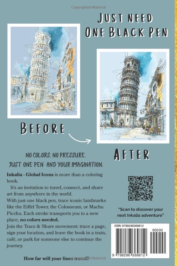 TraceBloom – Relaxing Ink Coloring Book