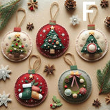 Feltique - Christmas Ornament Kit - Easy Handmade Décor for Any Home