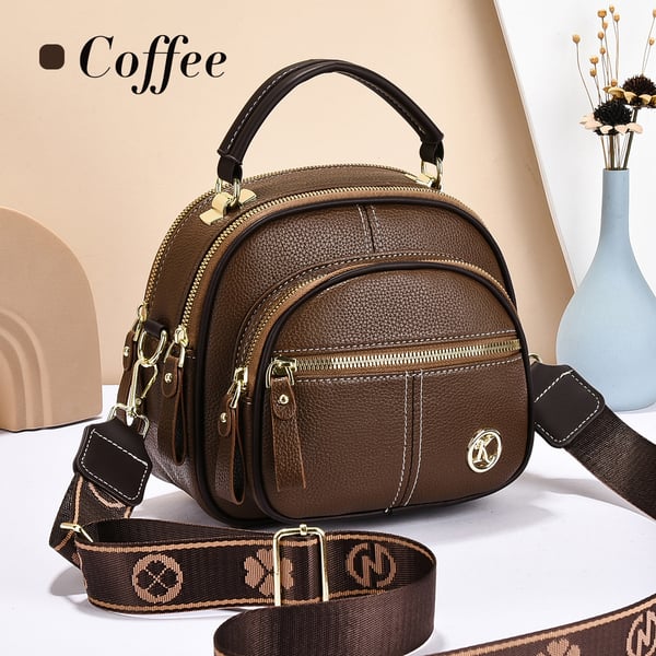 UrbanElegance – Classic Multifunctional Leather Crossbody Bag