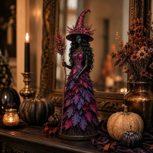 AutumnCharm – Enchanted Witch Figurine