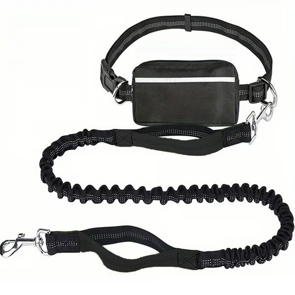LeashEase – Zipper Pouch Running Dog Leash
