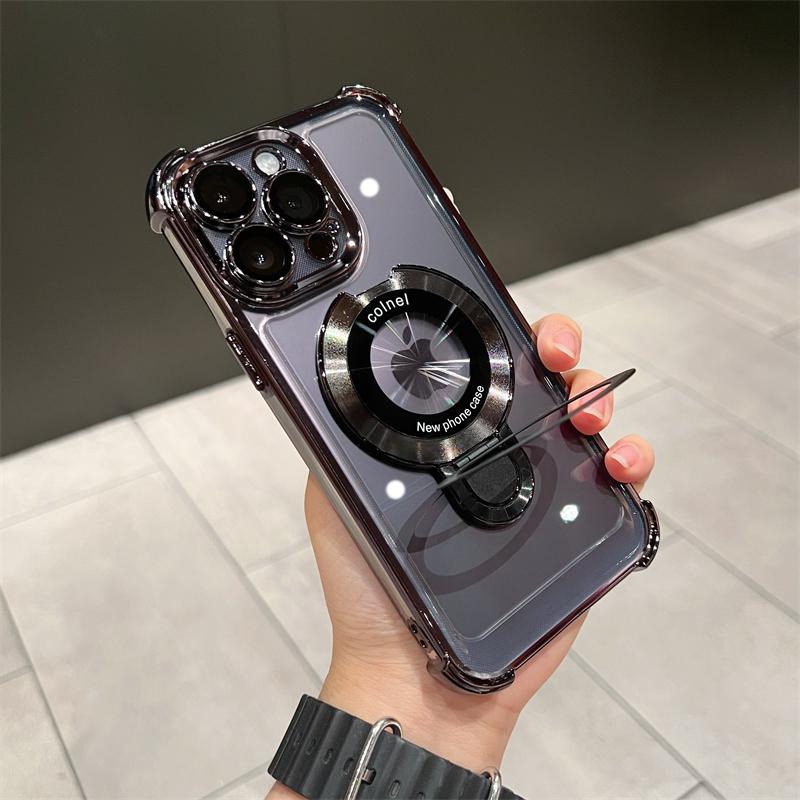 SecureGrip Shield™ Anti-fall iPhone Case with Invisible Ring Stand marnetic