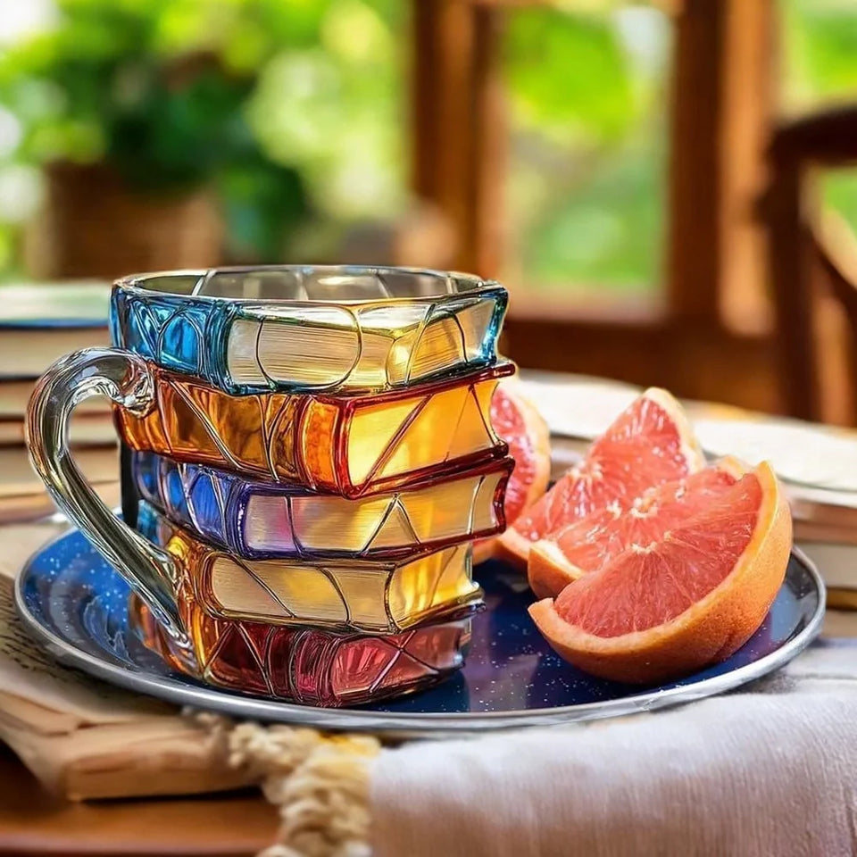 BookBrew – Crystal Mug for Literary Lovers