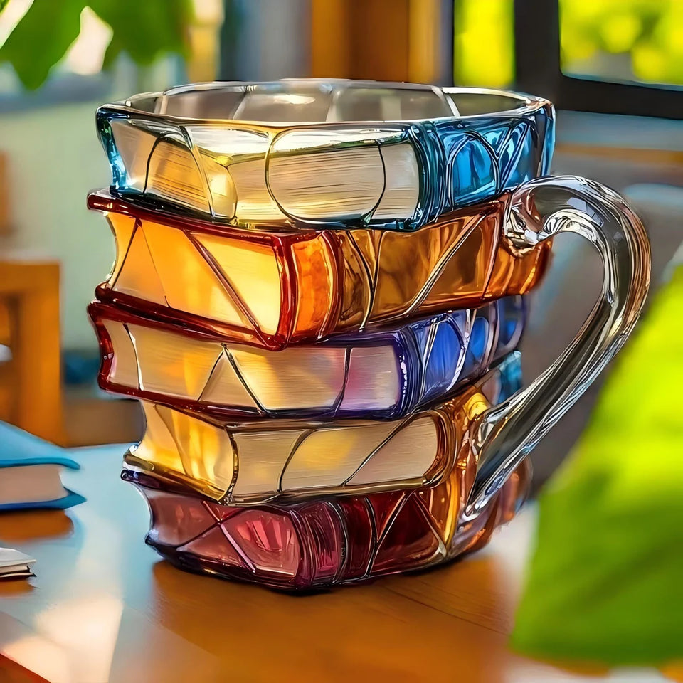 BookBrew – Crystal Mug for Literary Lovers