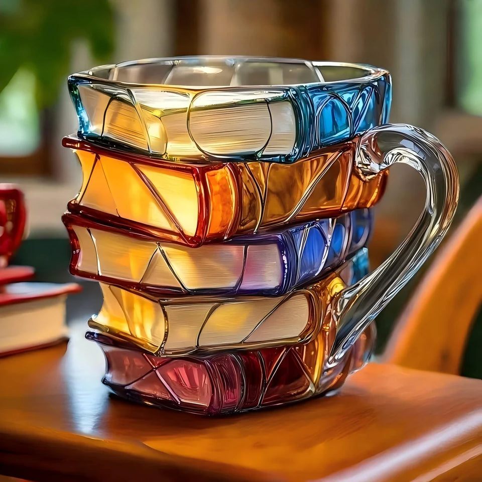 BookBrew – Crystal Mug for Literary Lovers