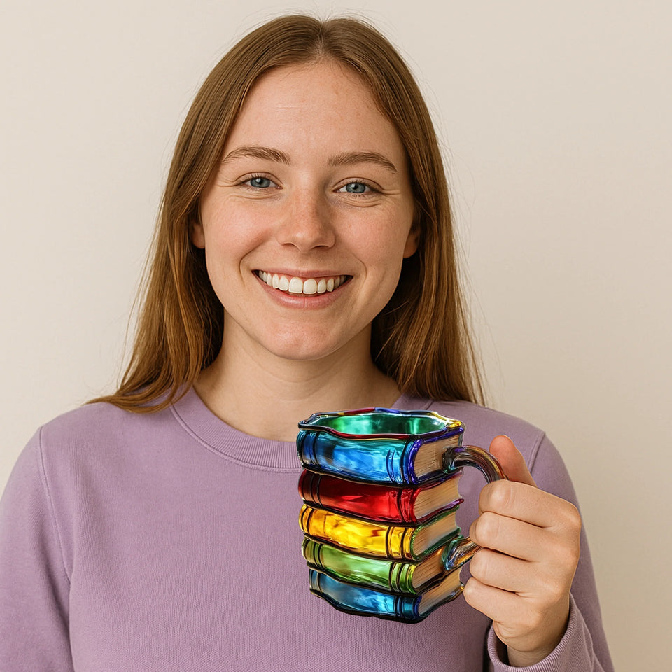 BookBrew – Crystal Mug for Literary Lovers