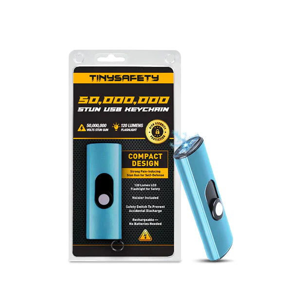 2 IN 1 PocketGuard 50M Stun USB Keychain marnetic