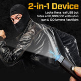 2 IN 1 PocketGuard 50M Stun USB Keychain marnetic