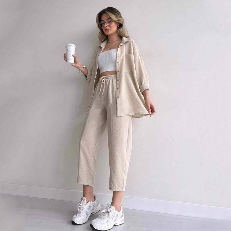 FlowWear - Minimalist Two-Piece Street Set