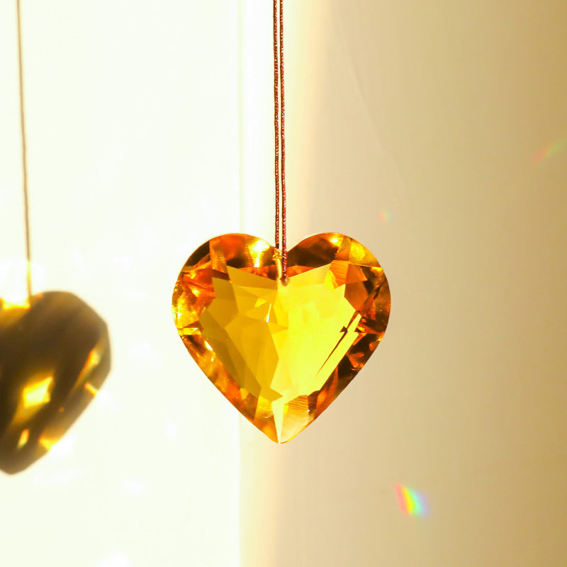 GlowHeart - Colorful Crystal Suncatcher