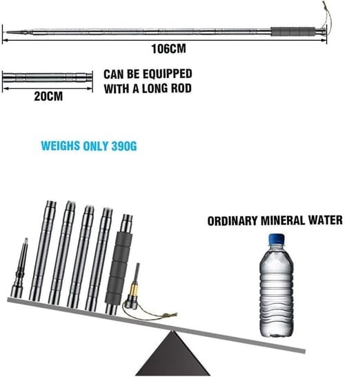 ForgeTrek – Durable Hiking Stick with Hidden Gear