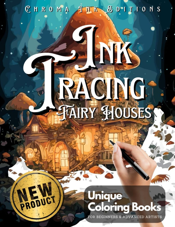 TraceBloom – Relaxing Ink Coloring Book