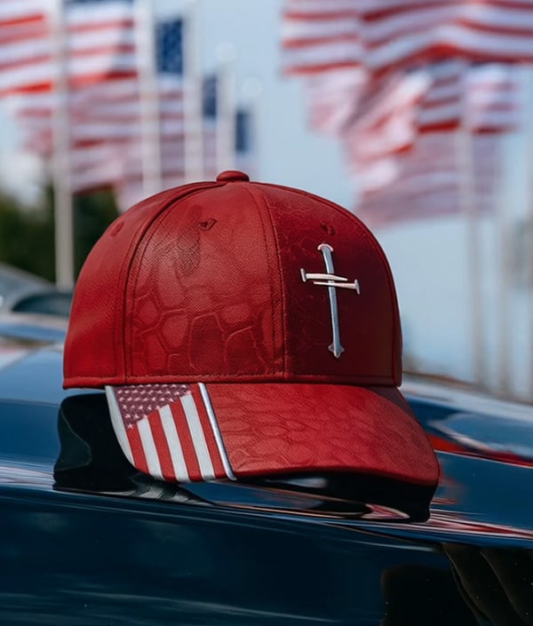 CrossMark – Christian Baseball Hat with Bonus Decal