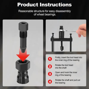 SteelGrip – Industrial Bearing Puller Tool Set