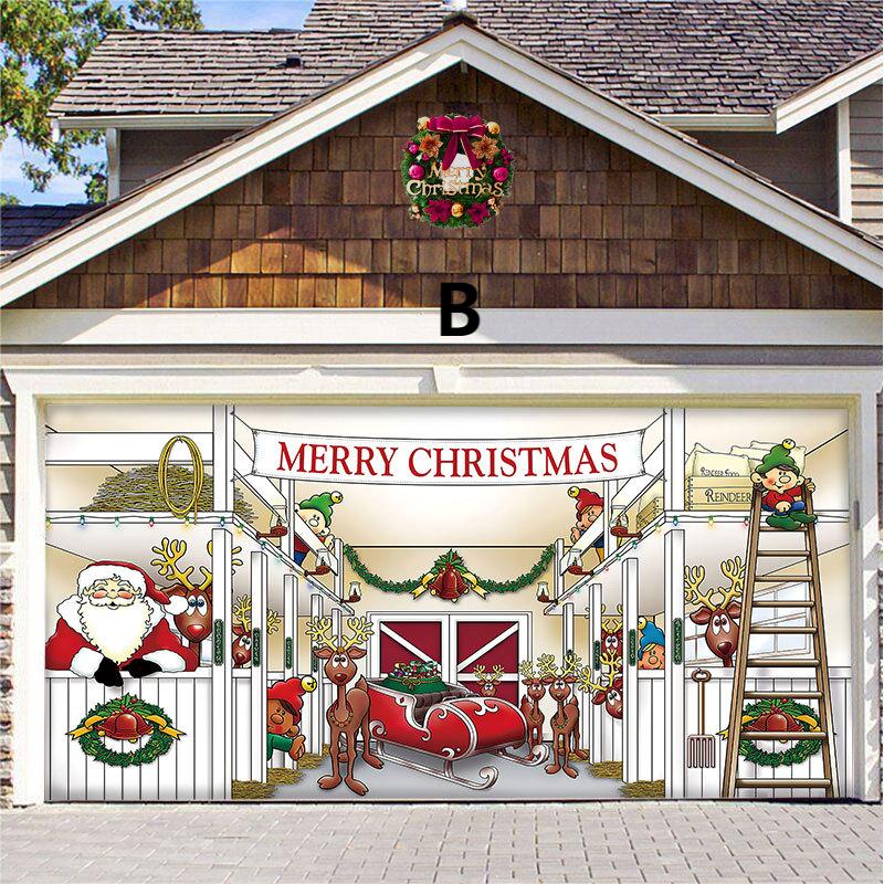 MerryDoor - Reusable Garage Decoration