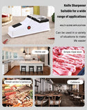 Multi-Function Double Sided Electric Knife Sharpener marnetic