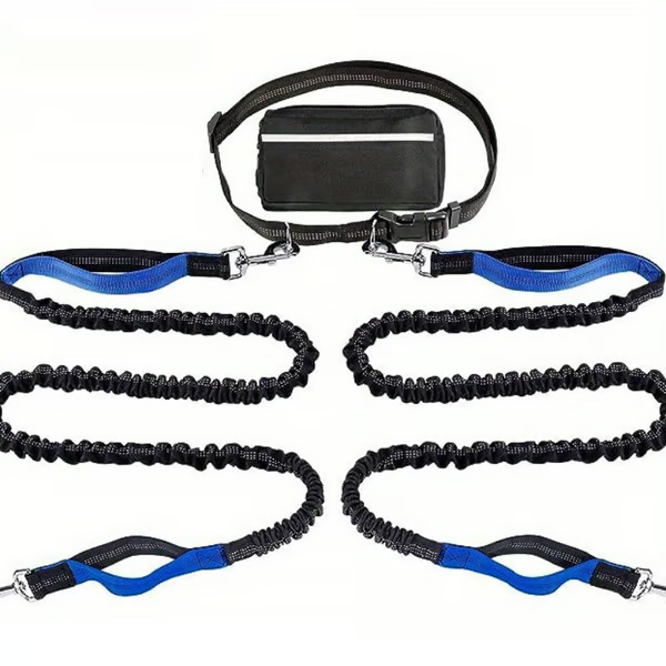 LeashEase – Zipper Pouch Running Dog Leash