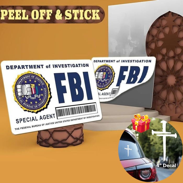 Undercover ID Wraps | FBI & ICE Style Card Skins