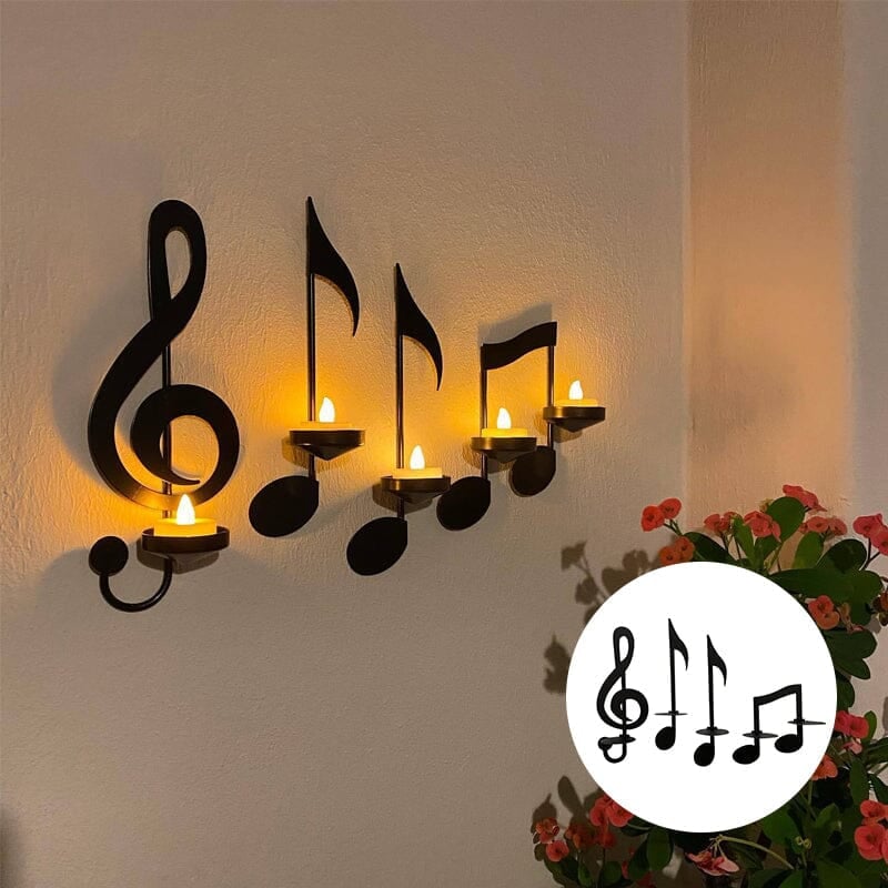 MelodyGlow – Musical Note Wall Sconce