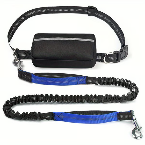 LeashEase – Zipper Pouch Running Dog Leash