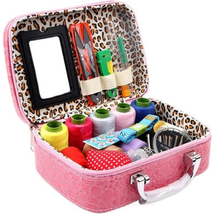 StitchHaven – Portable Sewing Kit in Leather Case