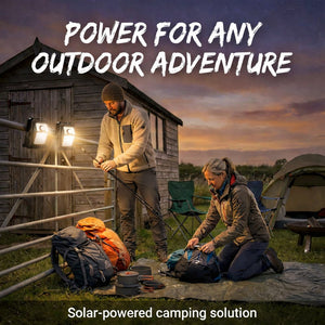 Outdoor solar garden lights and motion-activated lights 🌟