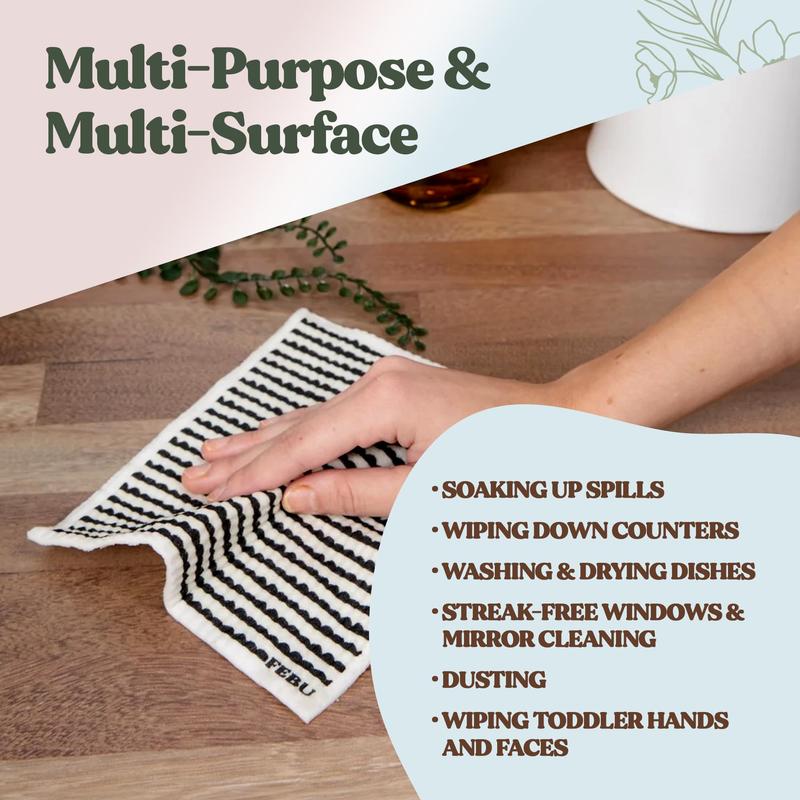 EcoWipe - Swedish Dishcloths - Replace Paper Towels & Reduce Waste