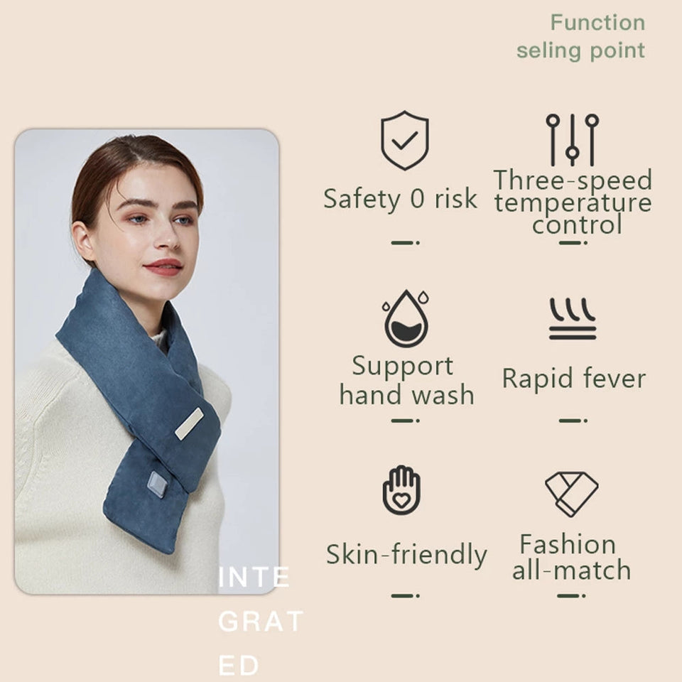 HeatWrap Electric Heating Scarf marnetic