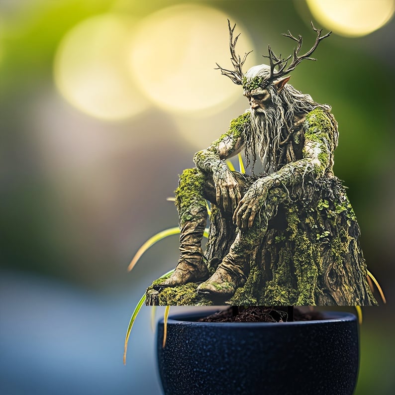 MysticBloom - Elegant Enchanted Garden Stakes