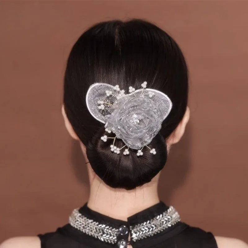 PetalTwist – Easy Bun Maker with Flower Charm