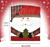Merry Dining Chair Wraps - Cute Christmas Seat Covers