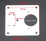 FixMate – Side Hinge Plate Repair Piece with Screws
