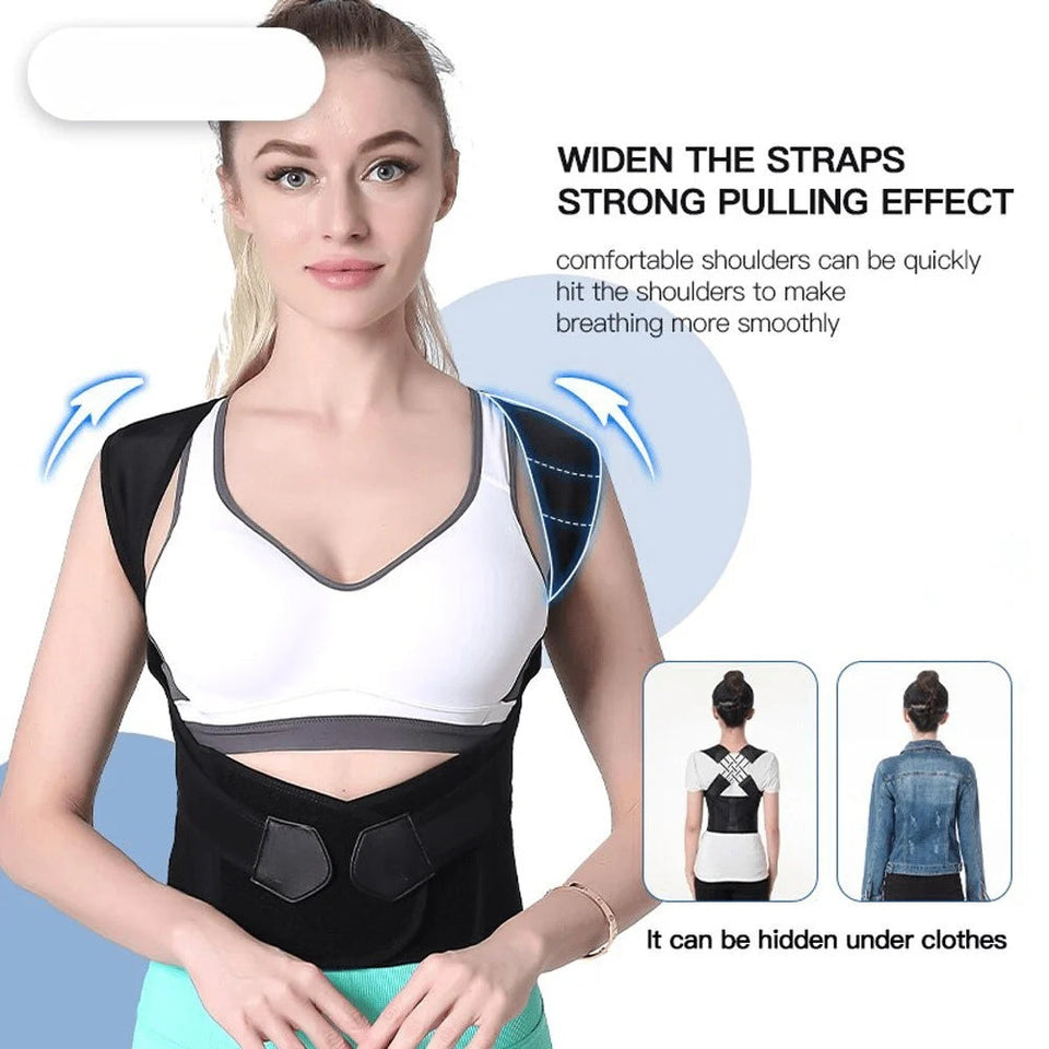 FlexiPosture Adjustable Support Belt marnetic