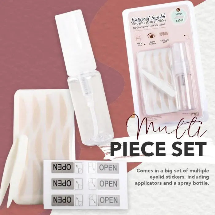 New Glue-Free Ultra Natural Invisible Double Eyelid Sticker Marnetic