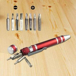 8-in-1 Pocket Pen Screwdriver marnetic