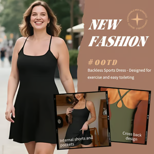 FlexiForm – Backless Active Tummy Control Dress