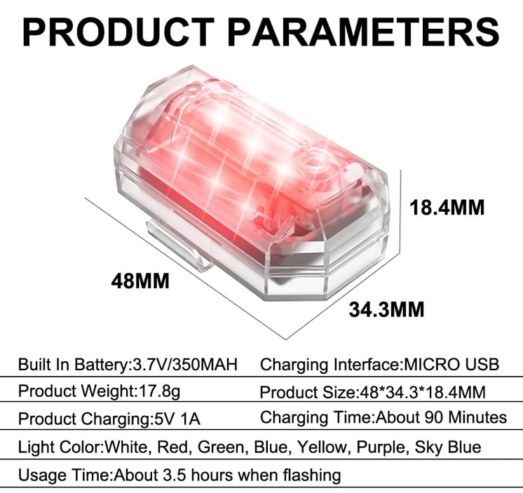 StarPulse - Wireless Multi-Mode LED Strobe Lights