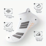 StrideGuard - No-Show Athletic Socks with Arch & Heel Support