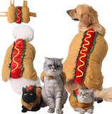 PetBun - Soft & Adjustable Hot Dog Outfit
