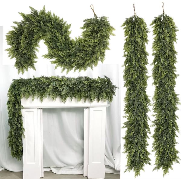 EverCedar – Realistic Winter Garland