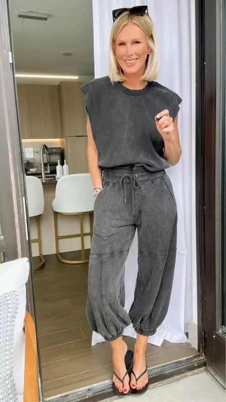 LUNARA - Everyday Ease Terry Jumpsuit