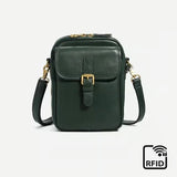 LuxeLoom – Classic Leather Crossbody Bag