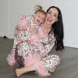 TWINBLISS - Mommy & Me Feather Pajama Set | Soft, Stylish, Stunning