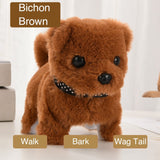 HugTail - Realistic Walking and Barking Plush Dog