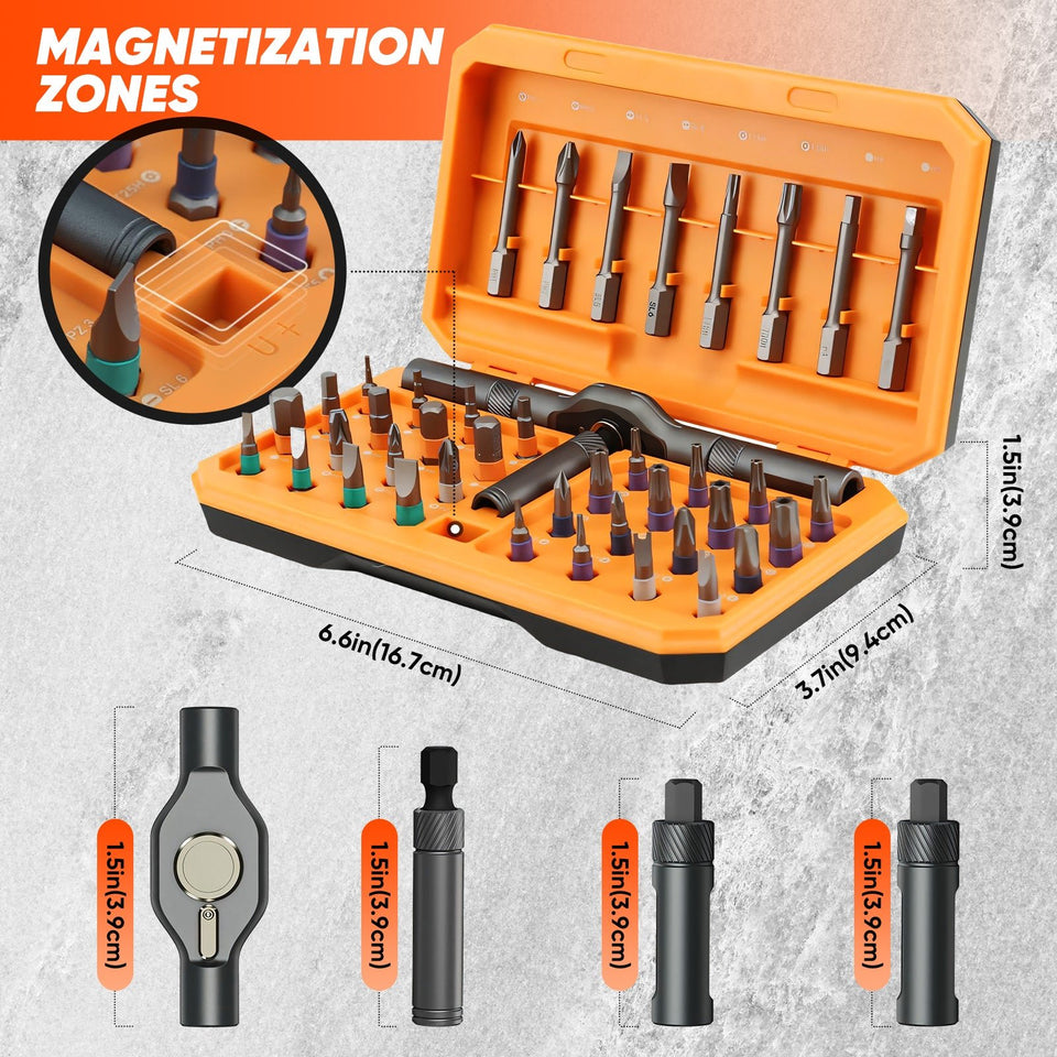 SwiftTurn - Compact 24-in-1 Magnetic Driver Set