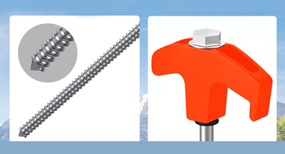 GripLock – Heavy Duty Screw In Tent Stakes