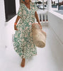 FloraFemme – Short Sleeved Printed Summer Dress
